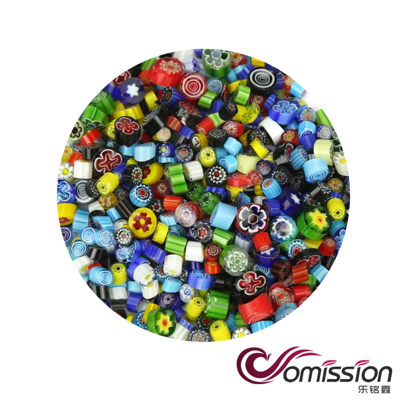 Смешанное красивое стекло Millefiori 250 г/пакет COE90 аксессуары для микроволновки Fusing