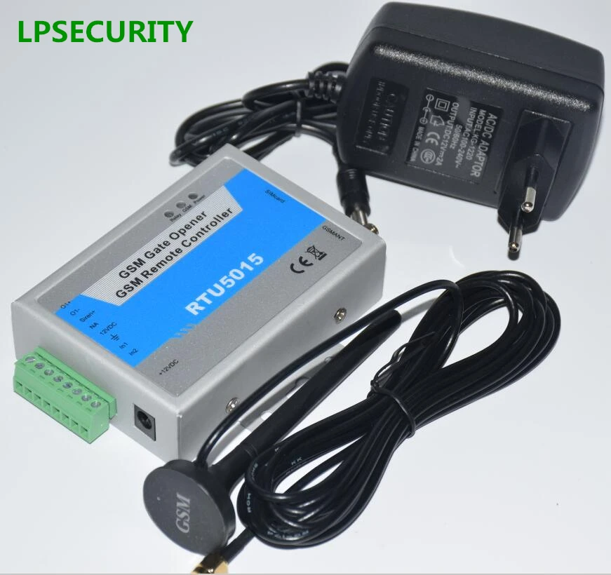 Пульт дистанционного управления LPSECURITY RTU5015 GSM 1 выход/2 входа|gsm gate door opener|gsm openergate