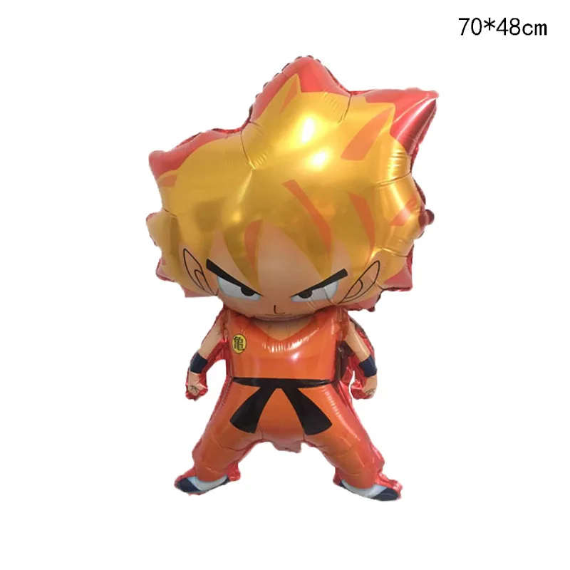 3D red 1 шт 3D Dragon Ball Фольга шары Z Гоку драгонболл зет Аниме DragonBall 18 дюймов мультфильм день рождения Супер вечерние украшения поставки Вегета - Цвет: 3D red