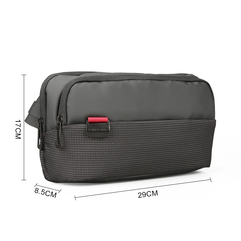 Kingsons мода Грудь сумка Crossbody сумки для Для мужчин мессенджер Водонепроницаемый