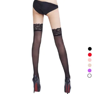 Сексуальные кружевные обтягивающие прозрачные чулки по колено, очаровательные сетчатые носки для ног, носки до колен чулки сексуальное женское бельё