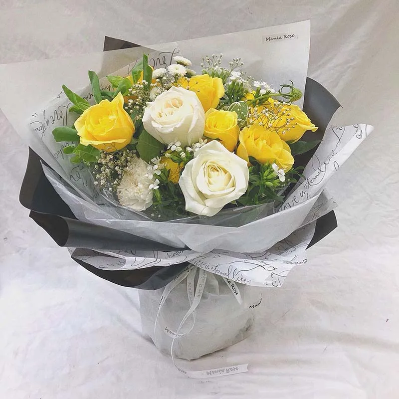 25 шт. оберточная бумага для подарков с цветами цветочный обертывание цветы