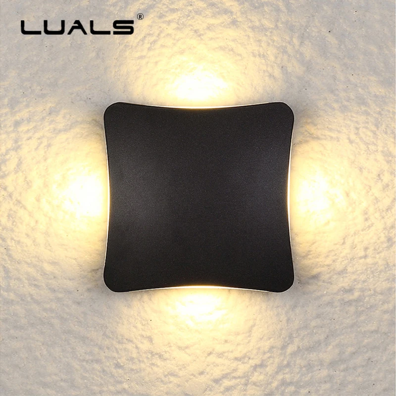 Наружное освещение садовая светодиодная настенная лампа литая алюминиевая бра