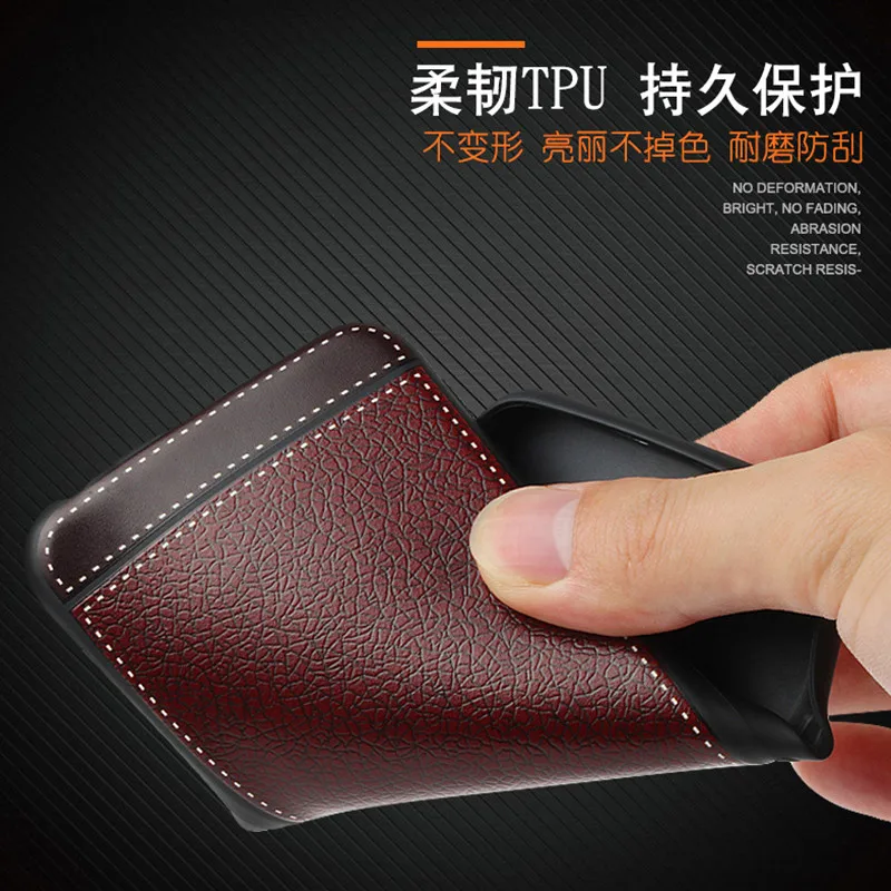 

Karribeca Litchi cortex silicone case for meizu m6 note kasus funda lychee leather matte tpu cover m6 note coque etui kryt tok