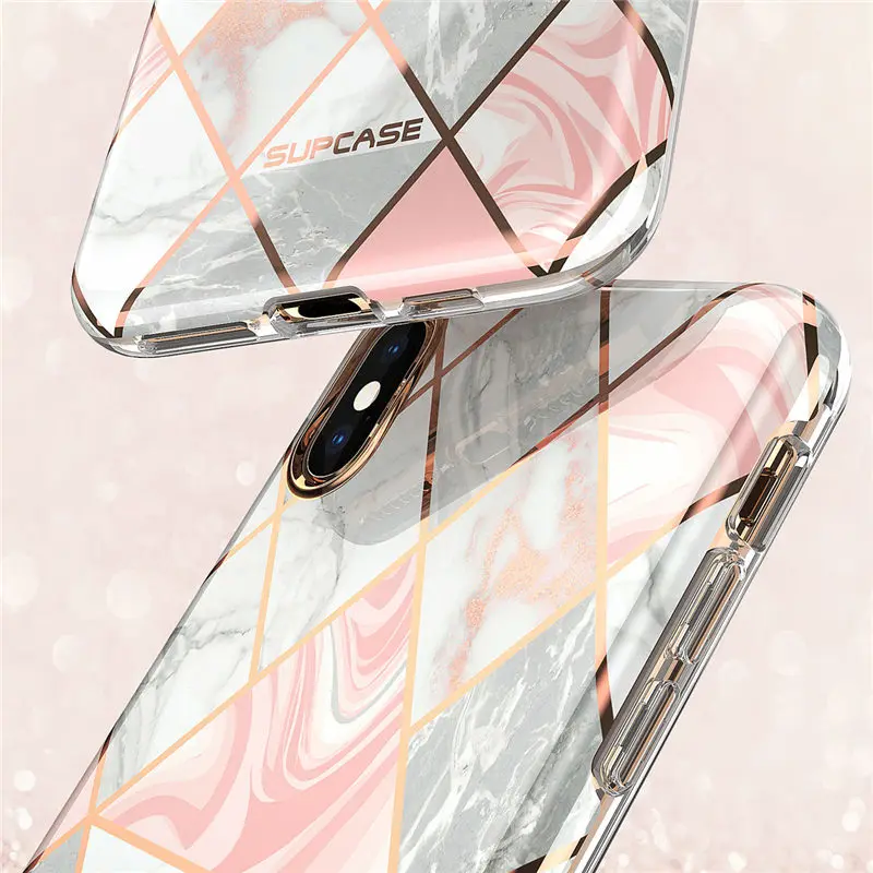SUPCASE для iphone Xs Max чехол UB Metro Premium тонкий защитный мягкий из ТПУ розовая мраморная