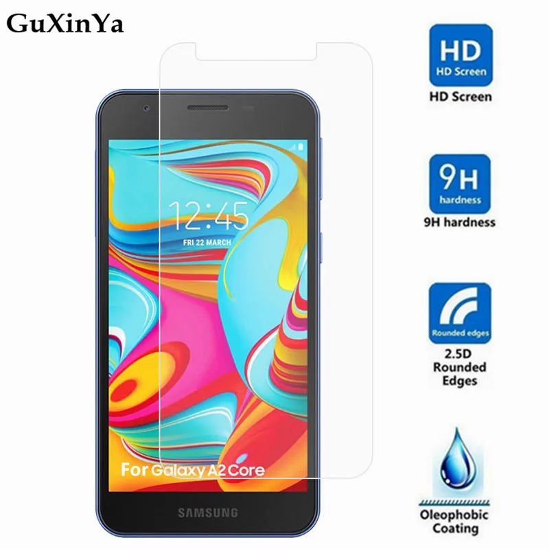 Закаленное стекло для Samsung Galaxy A2 2 шт. защита экрана Защитное Core от царапин