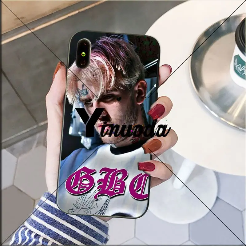 Yinuoda Lil мягкий силиконовый черный чехол для телефона iPhone X XS MAX 6 6S 7 7plus 8 8Plus 5 5S