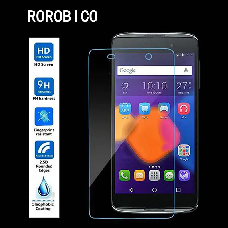 ROROBICO закаленное стекло для Alcatel OneTouch Idol 3 6039 6039A 6039K Idol3 4 7 дюймов Защитная пленка