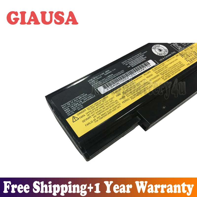 GIAUSA новая 10 8 V 48Wh 4.4Ah 45N1760 батарея для Lenovo ThinkPad E550 E555 E550C E560 E565 45N1761 45N1762 76 + Серия |