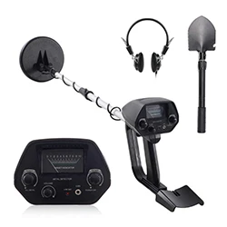 with earphone shovel WHDZ-MD4030 Модернизированный Профессиональный портативный подземный металлический детектор для золота для поиска - Цвет: with earphone shovel