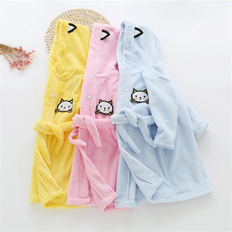 Ночная рубашка принцессы для девочек Зимняя фланелевая ночная со шнуровкой и