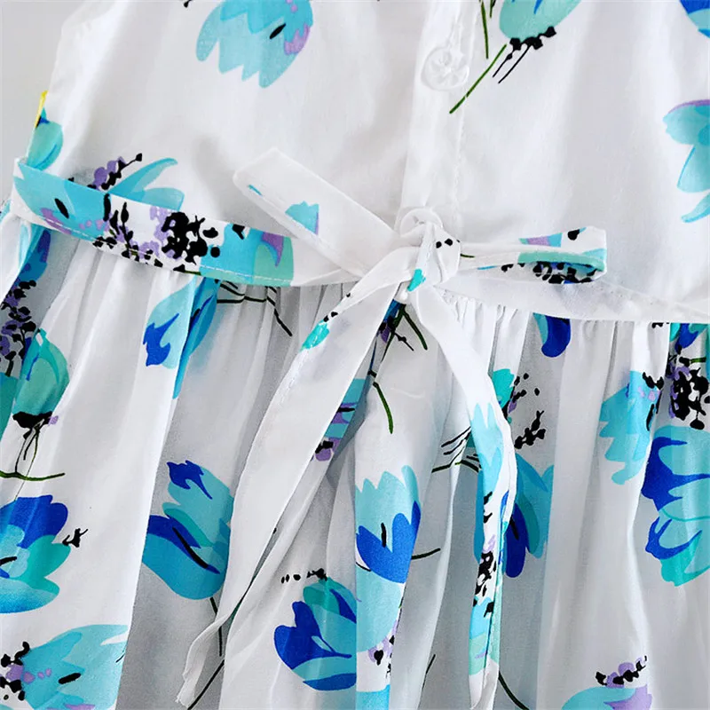 Платье для новорожденных BibiCola летнее платье с цветочным принтом принцессы