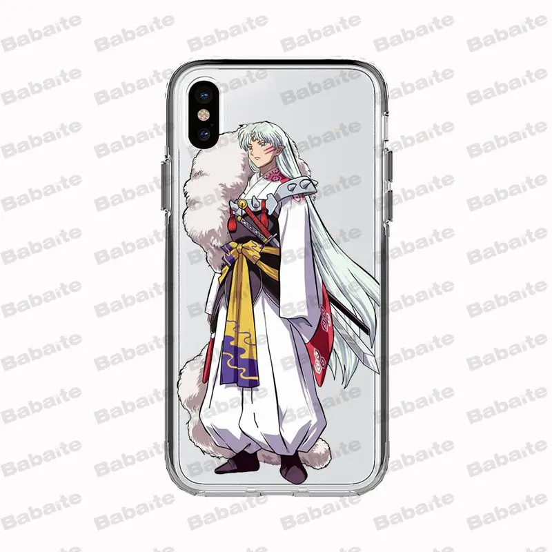 Babaite аниме Inuyasha чехол для телефона для iPhone X XS XR XSMax 7 7plus 8plus 6 6S Plus 5 5S SE 5c11 11pro 11promax