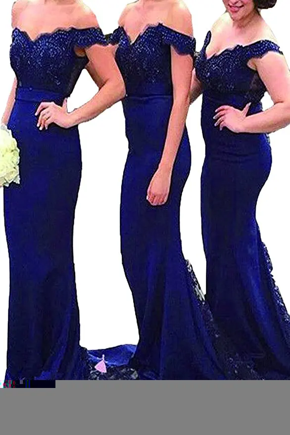 Mermaid Evening Dress Cap Sleeves Vestido de Festa Longo Cheap Bridemaid Dresses 2017 Robe Soiree Kaftan Prom Gowns | Свадьбы и