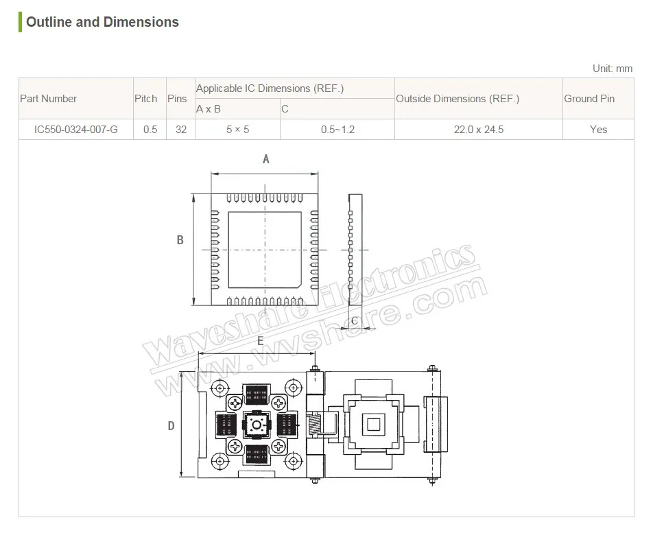 Yamaichi IC Test &amp Burn-in Socket for QFN32 MLP32 MLF32 package (Three choose one) FREE SHIPPING | Красота и здоровье