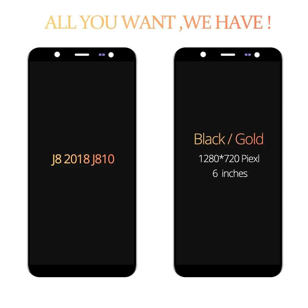 ЖК-дисплей 6 0 дюйма Super AMOLED для Samsung Galaxy J8 2018 J810 J810FN дисплей с сенсорным экраном и