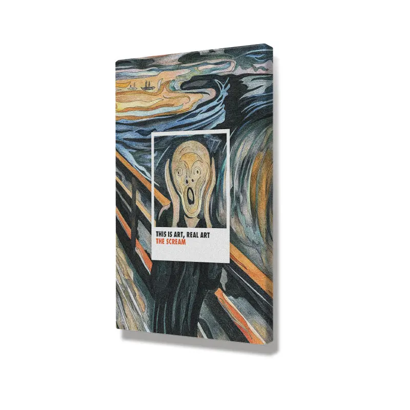 The Scream Skrik creativity Painting Home Kids Baby living Room Bedroom Decor Print Poster Picture Wall Art Canvas | Дом и сад