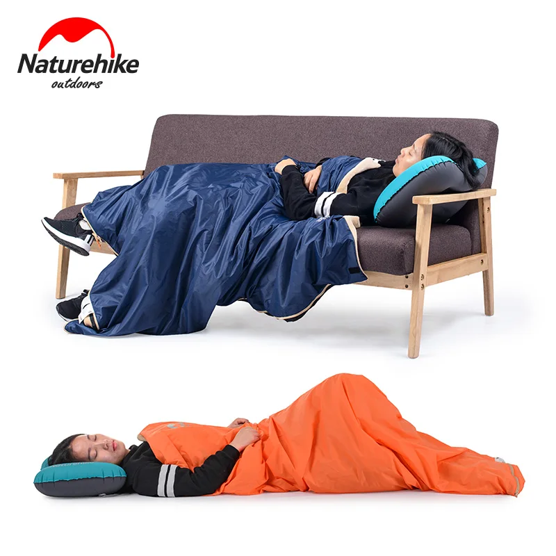 NatureHike бархатный конверт* 75 см коралловый 190 спальный мешок Сверхлегкий для пеший Туризм Отдых Путешествия NH17S015-S флис