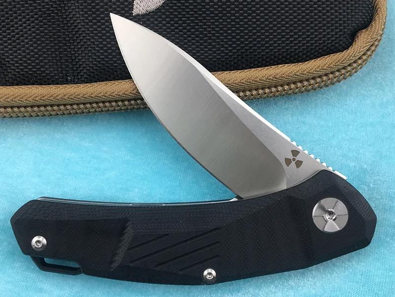 LEMIFSHE JK3217GB Флиппер складной нож D2 стальное лезвие G10+ стальная ручка кемпинг открытый кухонный нож для фруктов EDC инструмент
