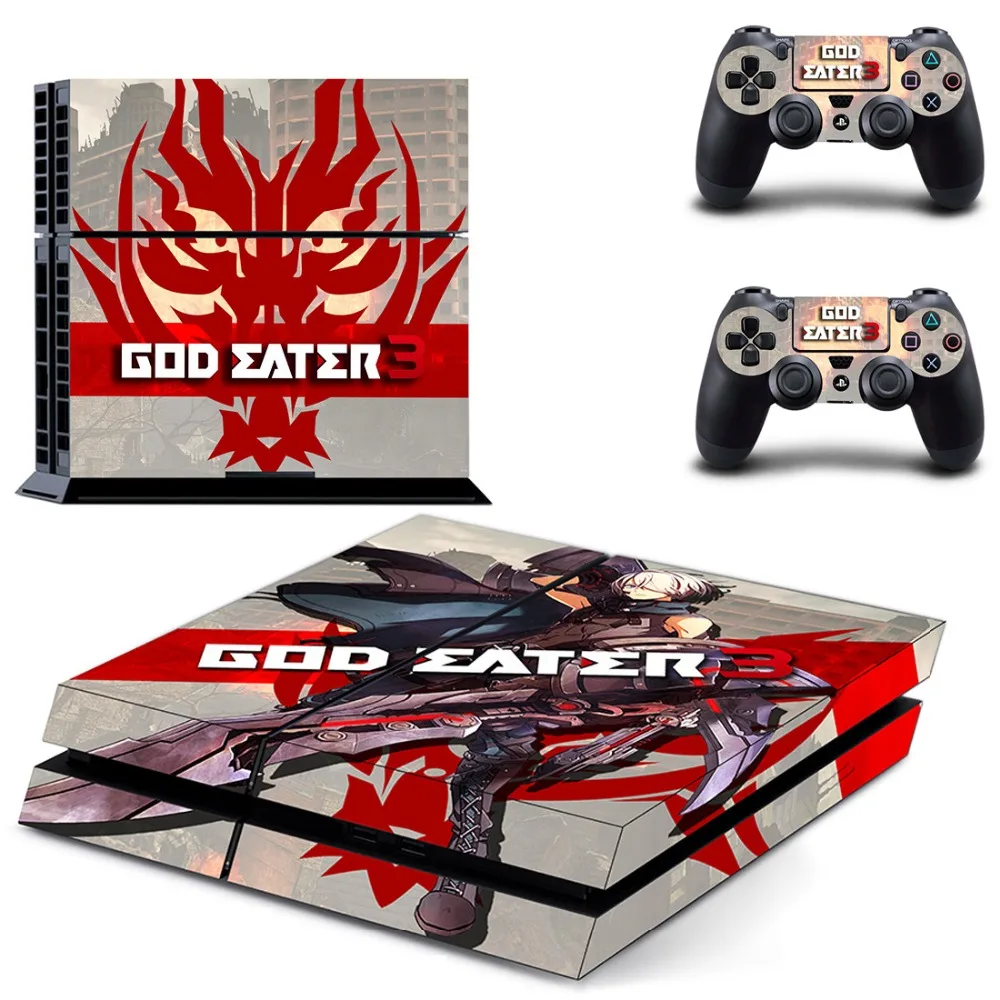PS4 наклейки на контроллер God Eater 3 vinilo ps4 Дизайн Виниловая наклейка для игровая