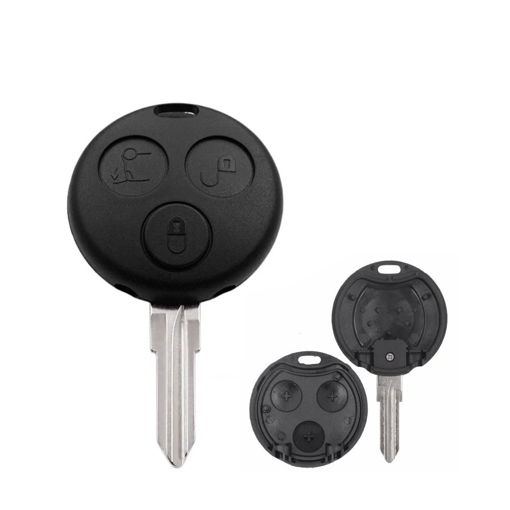 OkeyTech для Mercedes Benz Smart для двух ключей Forfour Shell 3 кнопки Замена дистанционного ключа автомобиля чехол с Uncut Blade