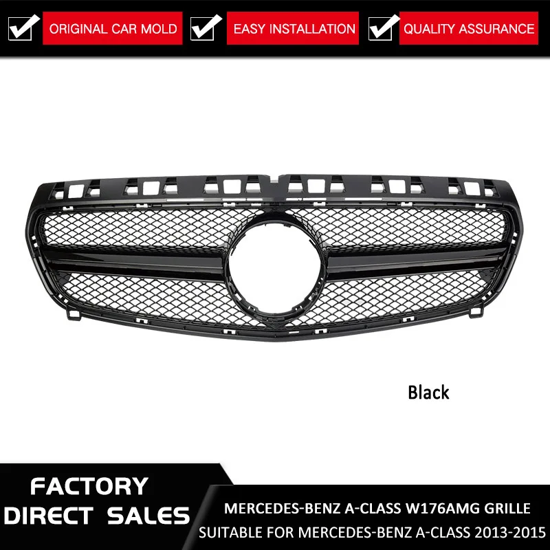 Передняя решетка для автомобиля Mercedes Benz W176 A CLASS A180 A200 A45 AMG 2013 2016|Гоночные решетки| |