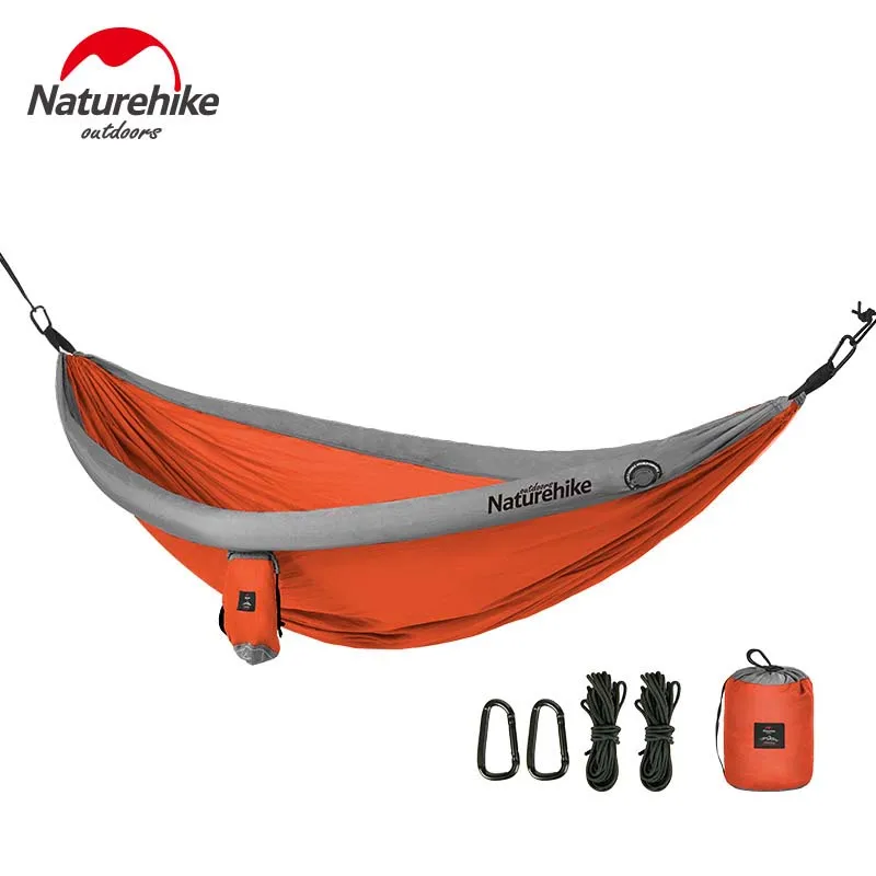 Портативный гамак Naturehike подвесная койка для кемпинга с надувными воздушными