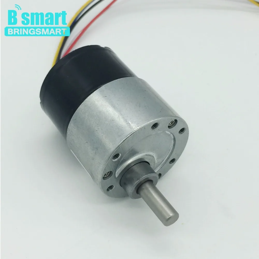Bringsmart микро мотор JGB37-3625 DC 12v Поворот Скорость редуктор машина 4-480 об/мин, коррозийных свойствах, бесщеточный Электрический мотор 24v