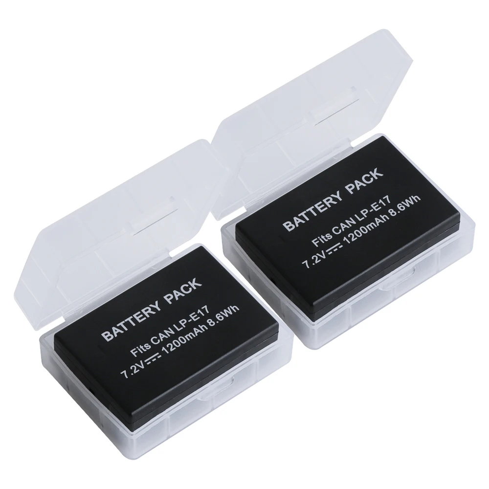 RuigPro 1200 mAh LPE17 LP E17 Батарея + LCD Dual charger для Canon EOS 200D M3 M6 750D 760D T6i T6s 800D 8000D поцелуй X8i