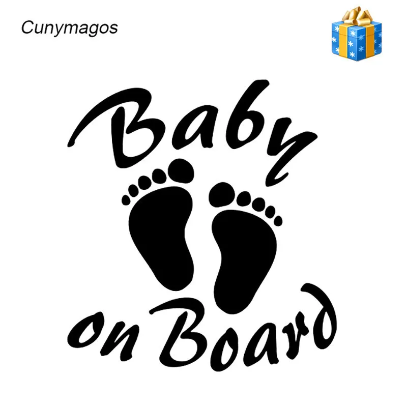 Детские наклейки на стену автомобиля креативные виниловые Авто Предупреждение