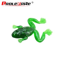 1pcs frog soft lure 50mm 3g wobbler fishing lure sea jig lure silica gel swimbait isca artificial trout pike bass pr 256