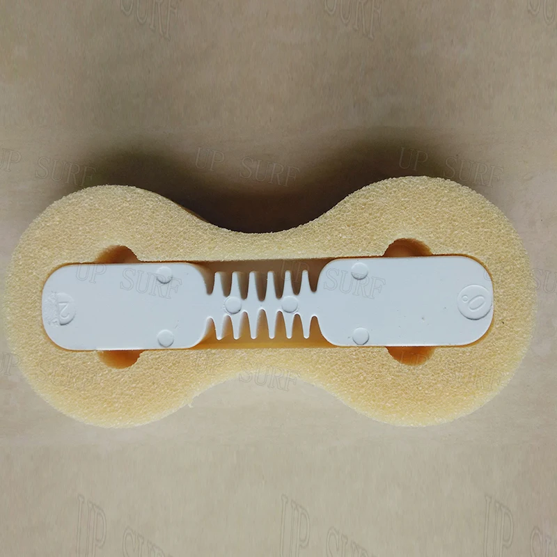 Доска для серфинга с двумя вкладками плавник белый 0 градусов двойные вкладыши