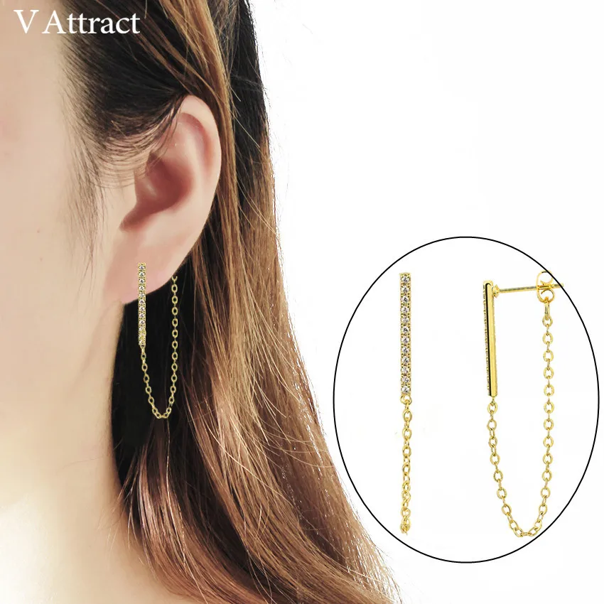 

10 пара/лот золото Цвет простой бар Серьги-гвоздики для 2017, женская обувь бижутерии Мода Кристалл Сеть уха euff серьги свадебный подарок