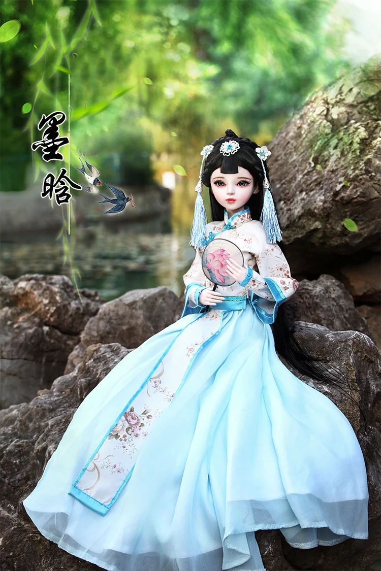 Ручная работа 60 см китайские куклы принцессы ручная роспись макияж 1/3 Bjd кукла полный набор красивая кукла для девочек детские игрушки подарок на день рождения