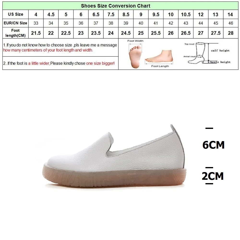 

DRFARGO Genuine Leather Slip-on Women Flats Shoes Round Toe Muscle Sole Ladies casual Shoes Spring AutumnSoft Shoes Femal Loafer