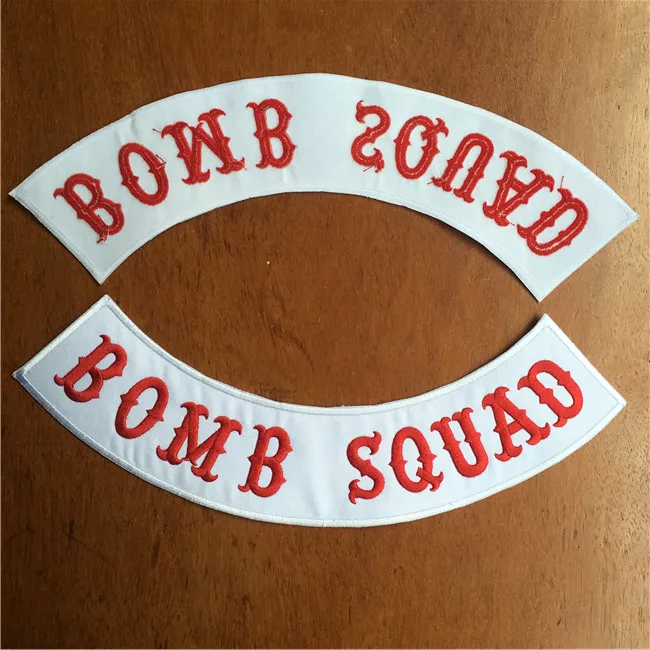 Вышитые нашивки для куртки 30x7 см с изображением ангелов команды мологической