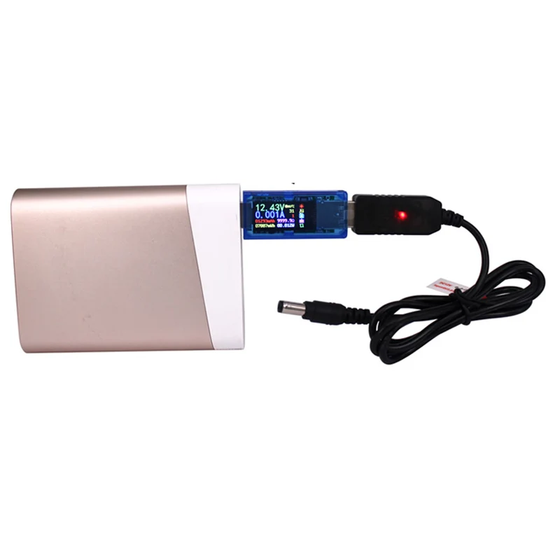 QC2.0 QC3.0 USB повышающий преобразователь постоянного тока DC 5 V 9 V 12 V USB Шаг-Up преобразователь кабель разъема USB мобильного Мощность QC Быстрая зарядка