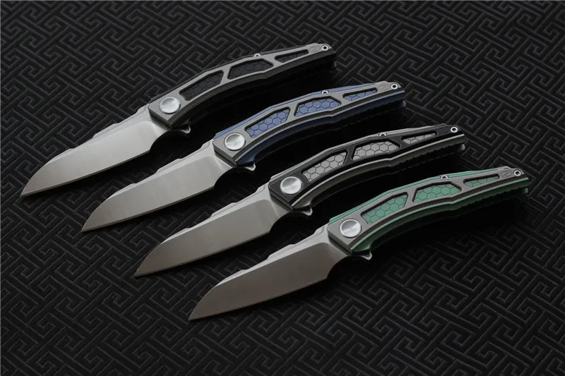 MIKER STEDEMON A02 складной нож лезвие: CTS 204P (сатин) Ручка: TC4 Открытый Кемпинг охотничий