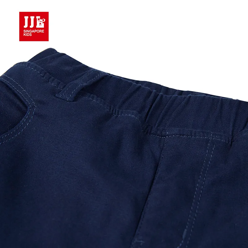 Темно синий мальчиков рябить брюки зимой дети теплая подкладка флис полная длина