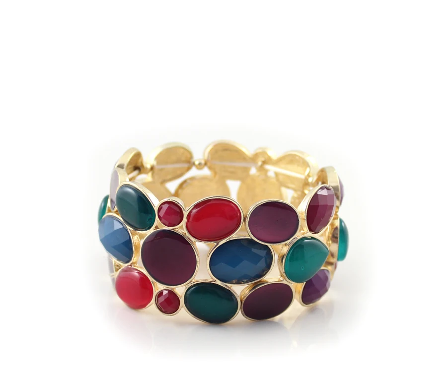 Новое поступление 2013 г. Модный яркий эластичный браслет B414 в Королевском офисном