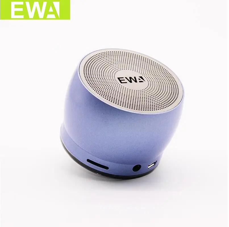 EWA 116 алюминиевый материал Поддержка Micro SD Мини Bluetooth динамик тяжелый