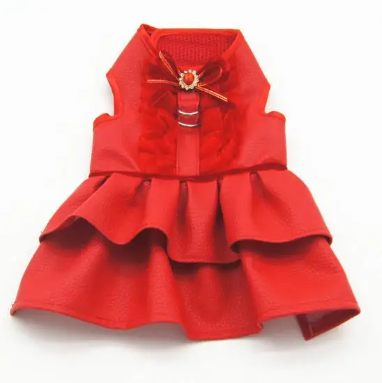 Роскошная Одежда для питомцев одежда щенков ошейник поводок маленьких и средних