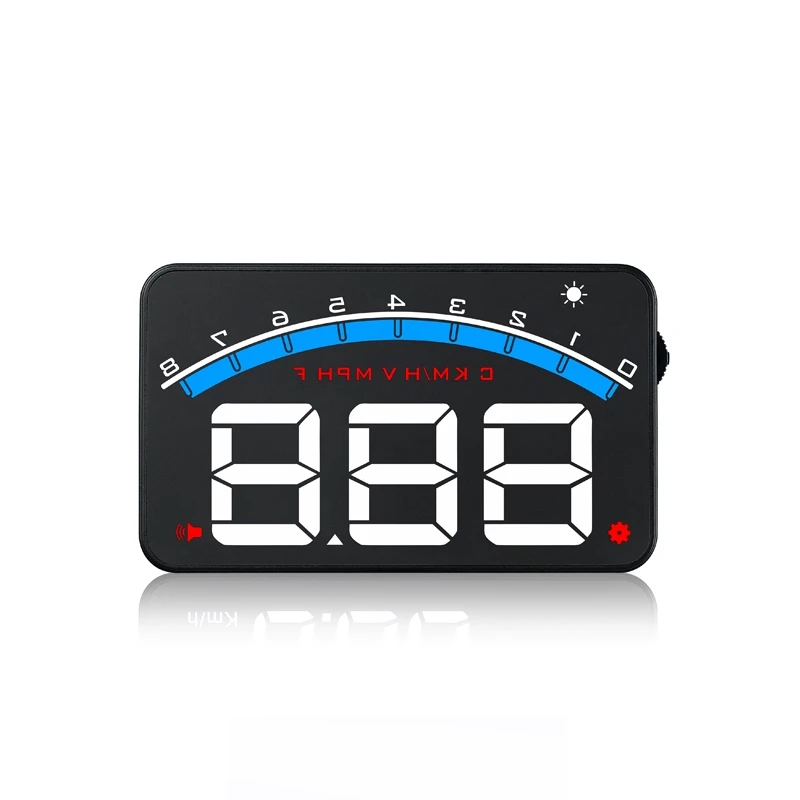 M6 HUD Дисплей 3 дюймов авто с OBD2 и EUOBD лобовое стекло проектор умный цифровой