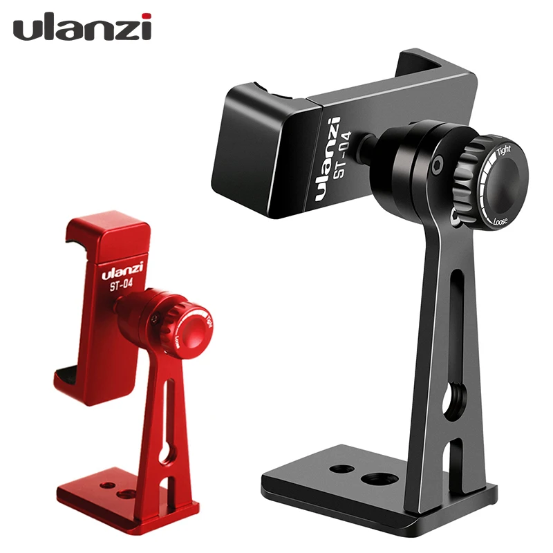 Ulanzi ST-04 штатив зажим Крепление Держатель смартфона адаптер w Bluetooth пульт дистанционного спуска затвора Live Штатив для iPhone Android Мобильный