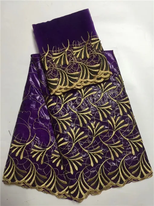 African Bazin Riche Lace Fabric With beads For Sewing Embroidered 5yards+2yards(LJ-12-17 |