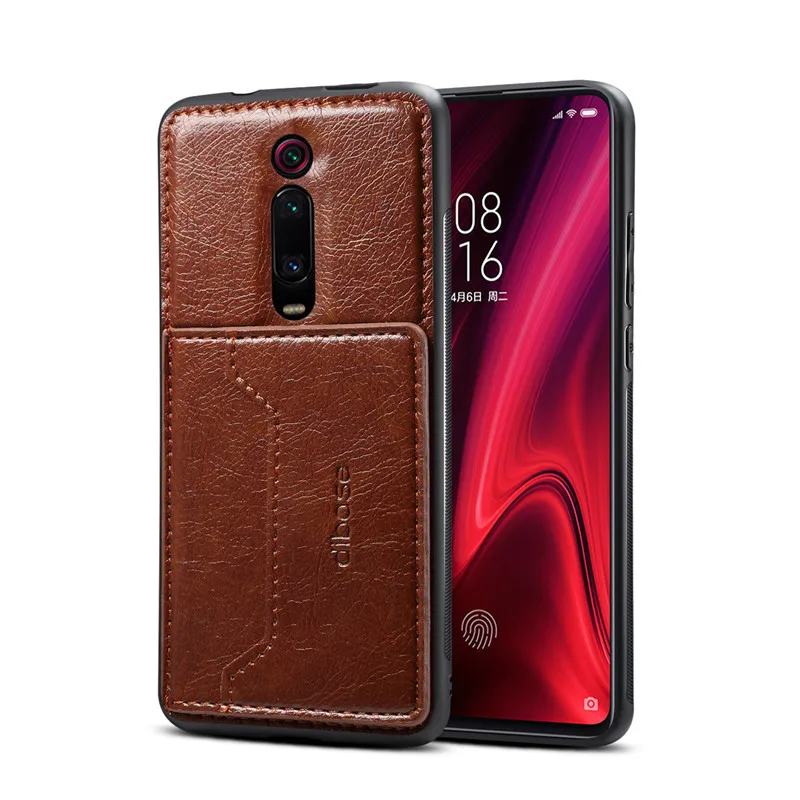 Coque Pocophone F1 Mix3 K20Pro Note7 Couples Simple Fashion Leather Case For Xiaomi Redmi GO Y3 Note 7 K20 Pro 8 9SE Card Cover |