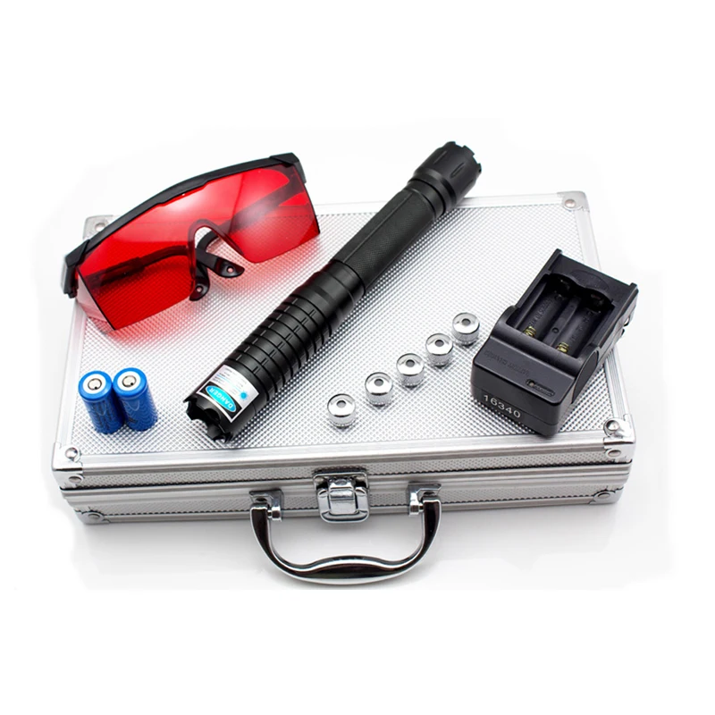 Фокусируемый синий лазерный фонарик oxlasers 450 нм лазерная указка синяя Звездная с 5