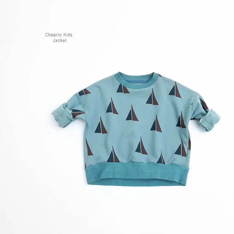 Обувь для мальчиков одежда 2017 Осень Дети с длинными рукавами морские львы