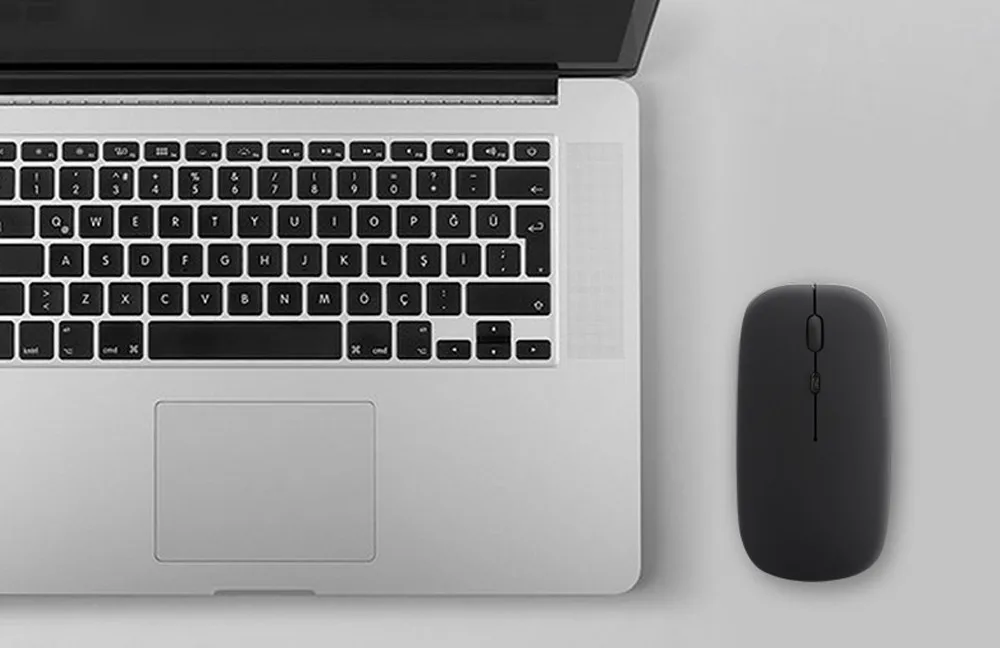 Беспроводная мышь, бесшумная кнопка, ультра тонкая USB оптическая мышь, новинка, перезаряжаемая, для ноутбука, ПК, USB оптическая Бесшумная компьютерная мышь