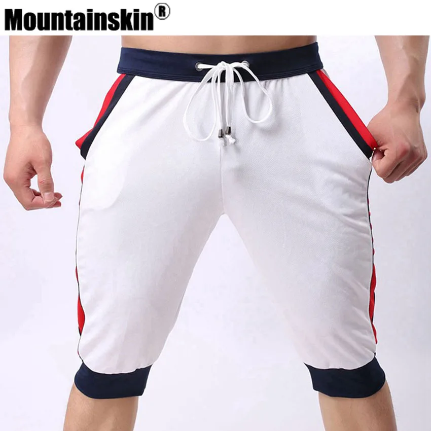 Mountainskin 2020 однотонные мужские шорты до колена повседневные джоггеры боксеры